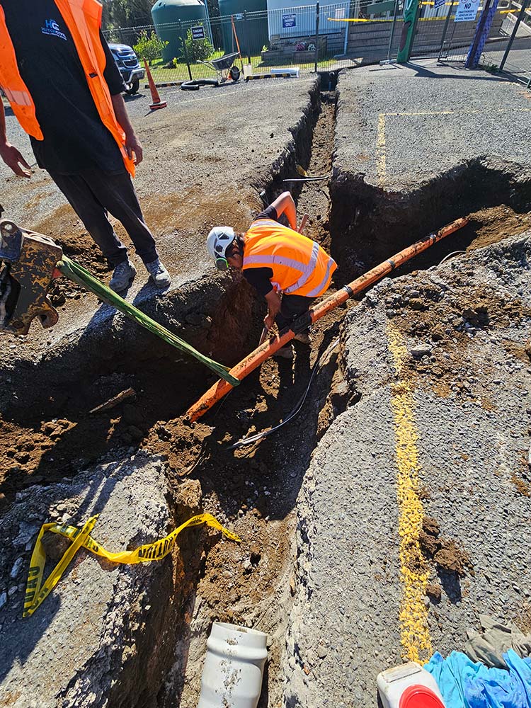 Flow metre installation Kerikeri